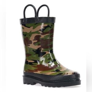 Western Chief Boys Kids‎ Camouflage Rain Boots Size 12 NWT
